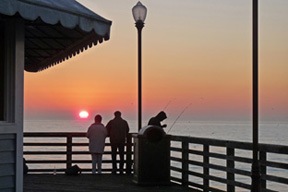 Sunset from Oceanside Pier